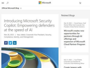 AIとLLMを駆使しセキュリティ対策を支援「Microsoft Security Copilot」登場