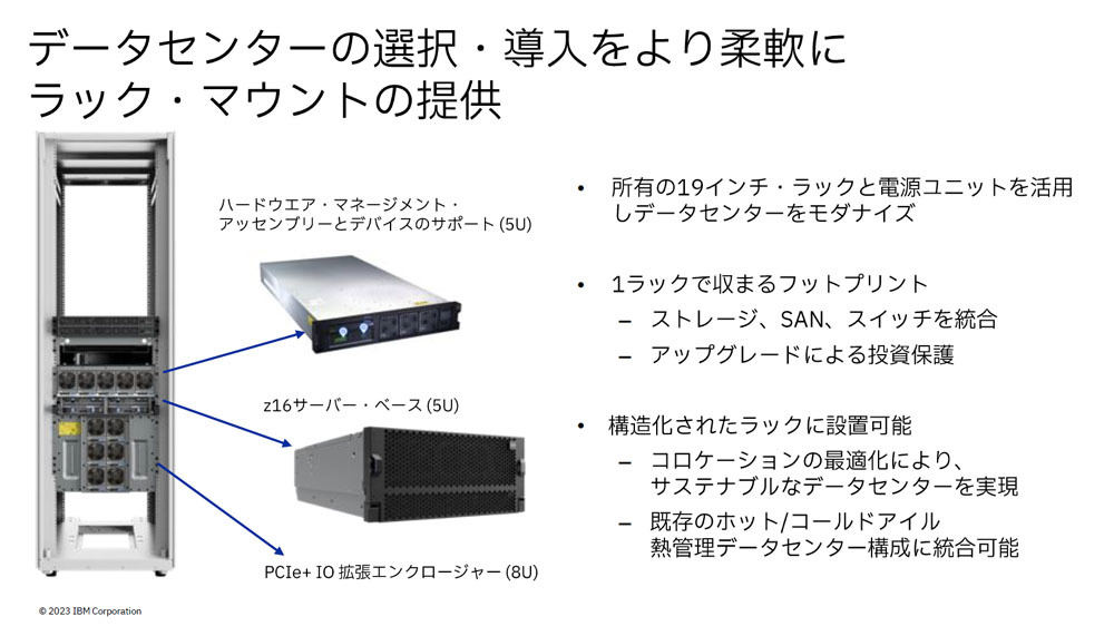 ラックマウントモデルの概要