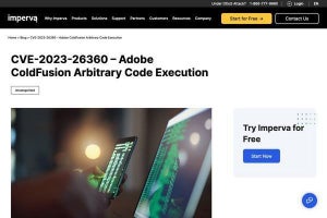 Adobe ColdFusionにおける深刻な脆弱性、攻撃への悪用を確認