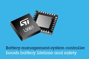 ST、リチウムイオン電池の性能向上と長寿命化を可能とする充電制御ICを発表