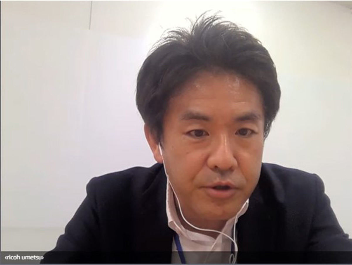 リコー デジタル戦略部 デジタル技術開発センター長 梅津良昭氏