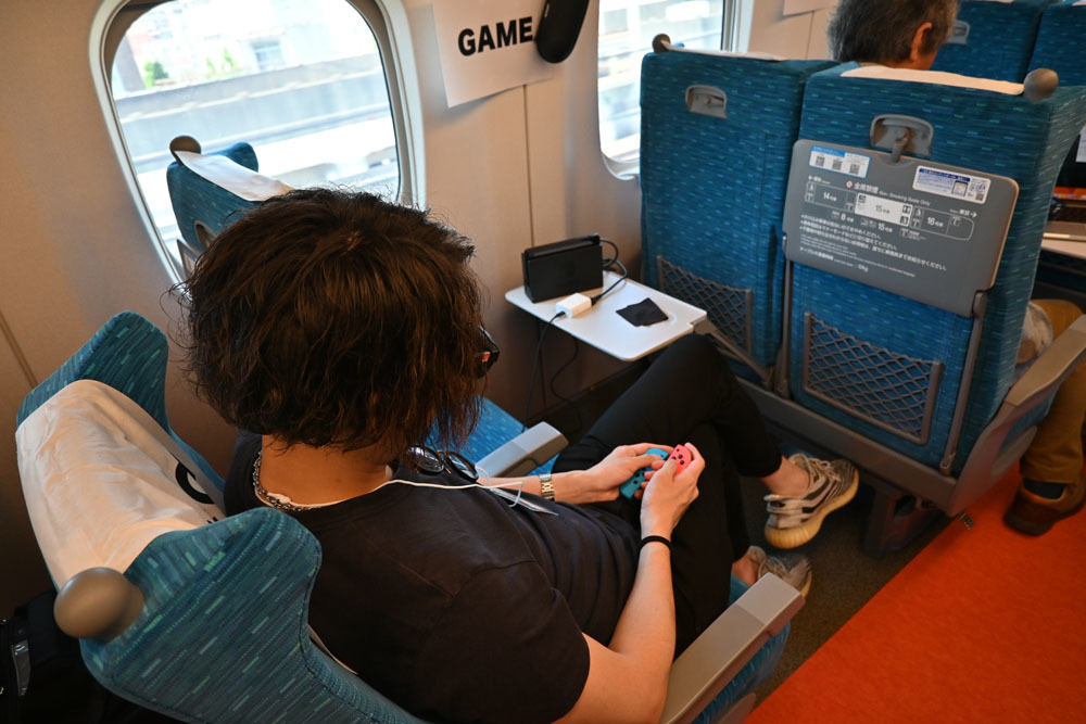 ゲームを楽しんでいる様子
