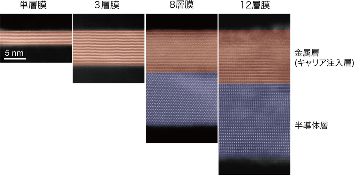 還元型ナノシート膜の構造評価の結果