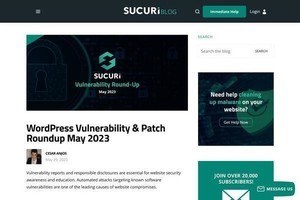 WordPressの最新セキュリティアップデートと脆弱性パッチ -  2023年5月