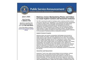 ディープフェイクで露骨な写真や動画生成、セクストーション被害が増加 - FBI