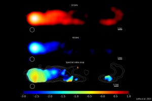 国立天文台など、M87銀河中心のブラックホールからのジェットの磁場を推定
