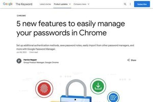 Google Chromeパスワードマネージャに新機能、iOSで弱いパスワードを検出