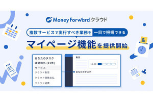 マネーフォワード クラウド、複数サービスで実行すべき業務を把握できる機能