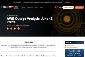 AWSで2時間以上の重大インシデント発生、104以上のAWSサービスに影響