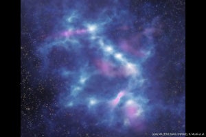 アルマ望遠鏡で大質量星形成の独自メカニズムを示唆する新たな証拠を観測