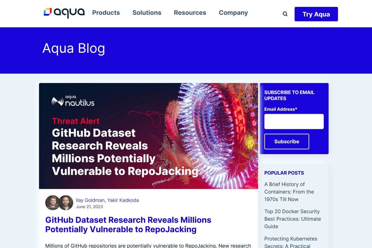 GitHub Dataset Research Reveals Millions Potentially Vulnerable to RepoJacking