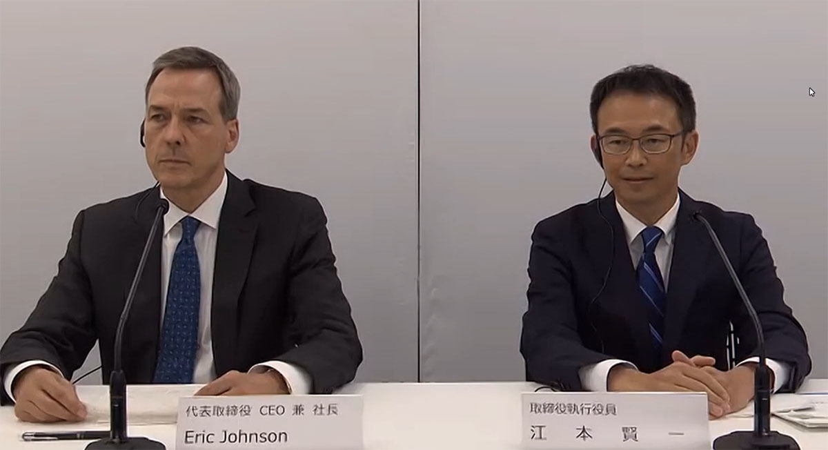 JSRの代表取締役CEO 兼 社長であるエリック・ジョンソン氏