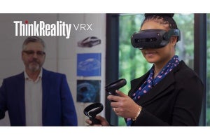 レノボ、エンタープライズ向けハイエンドVRデバイス「ThinkReality VRX」発表