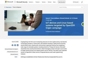 OpenSSHを悪用してLinuxおよびIoTデバイス狙うサイバー攻撃発見、注意を