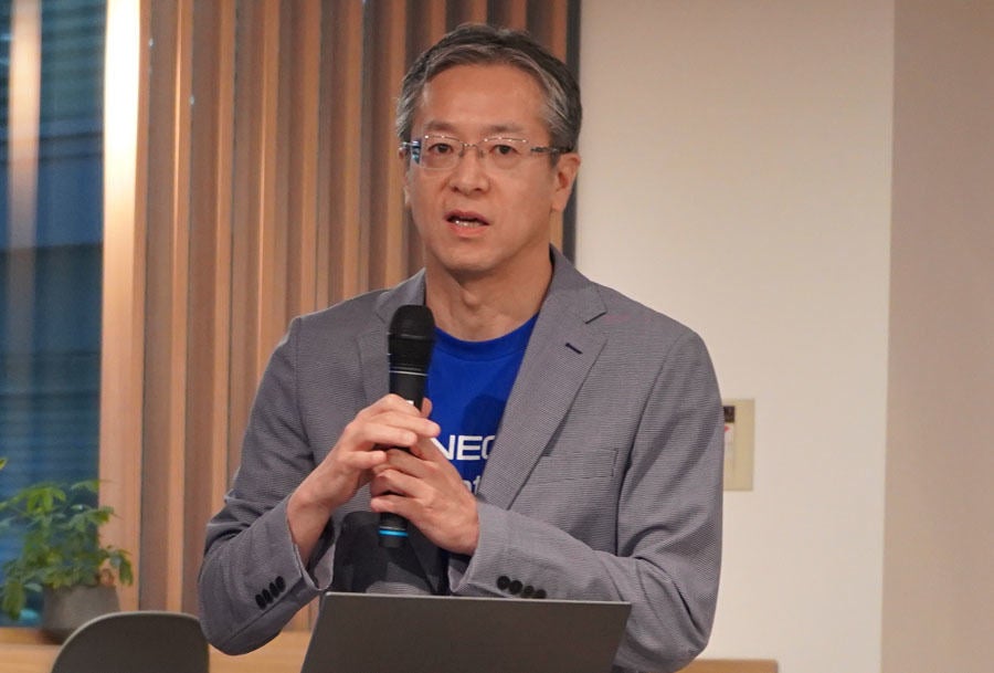 NEC Corporate EVP 兼 CTO 西原基夫氏