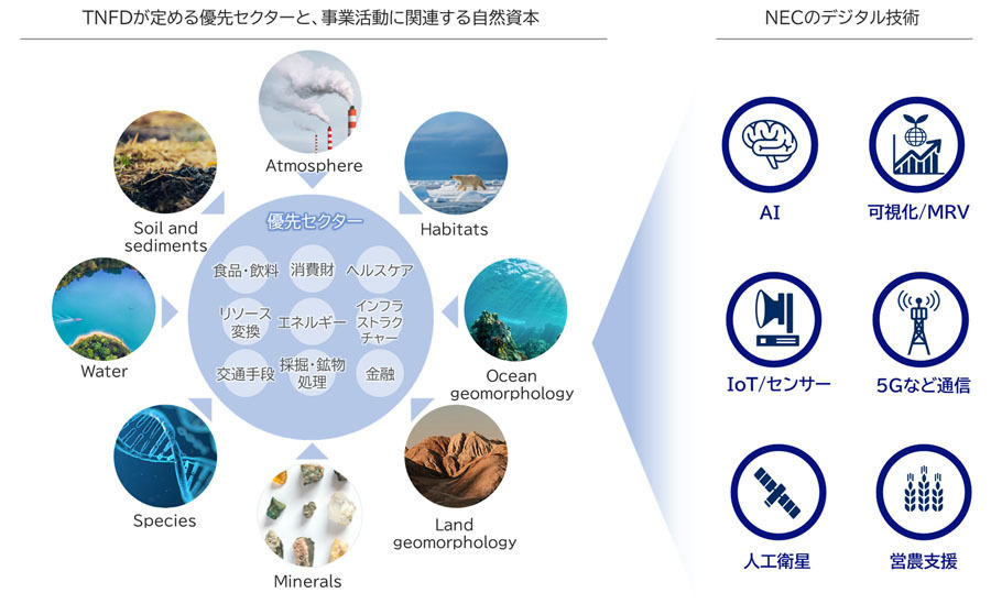 Nec、自然資本に関わる事業リスクや機会を開示するtnfdレポートを発行 Tech（テックプラス）