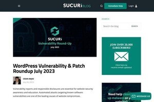WordPressプラグイン、7月に確認された脆弱性は36個 - 悪用される前に更新を