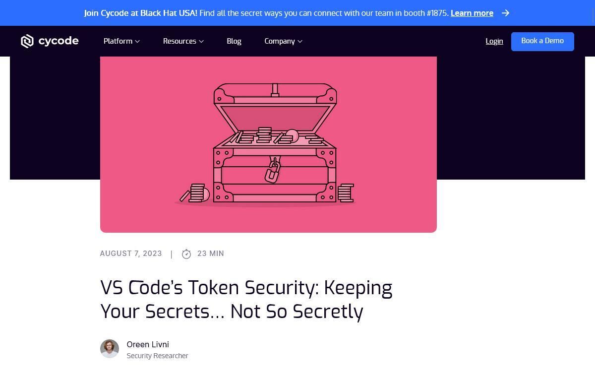 VS Code's Token Security: Keeping Your Secrets... Not So Secretly - Cycode