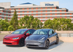 HiltonがTeslaのEVチャージステーションを最大2万台設置へ