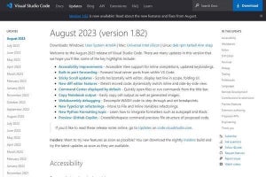 Visual Studio Code 1.82登場、アップデートの注目点は？