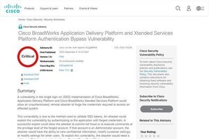 シスコが緊急の脆弱性に関する情報公開、米国CISAも警告
