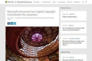 Copilot利用で著作権侵害で訴訟の恐れがある場合、Microsoftが和解金支払う