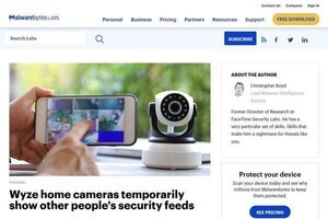 Wyze製ホームカメラの映像流出、他者の映像が閲覧できる状態に