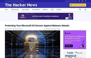 Microsoft IISサーバをサイバー攻撃者から防御する手段とは