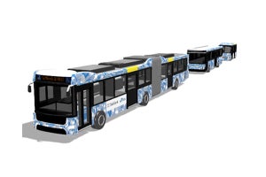 JR西日本とソフトバンク、自動運転・隊列走行BRTの公道での実証実験