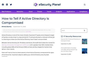 Active Directoryが侵害されている兆候を検出する方法