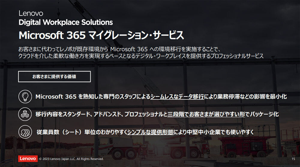 Microsoft 365 マイグレーション・サービス概要