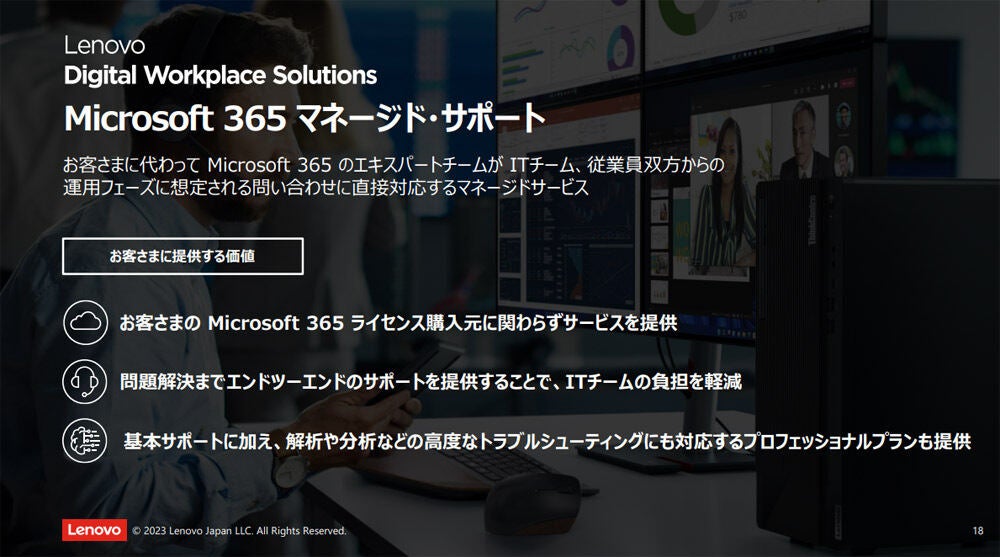 Microsoft 365マネージド・サポート概要