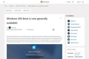 Windows 365の新機能「Boot」「Switch」登場、ハイブリッドワーク支援