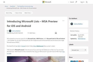 Microsoft Lists、MicrosoftアカウントでiOSとAndroidでの利用が可能に