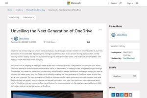 次世代OneDrive発表、Microsoftが新機能を展開