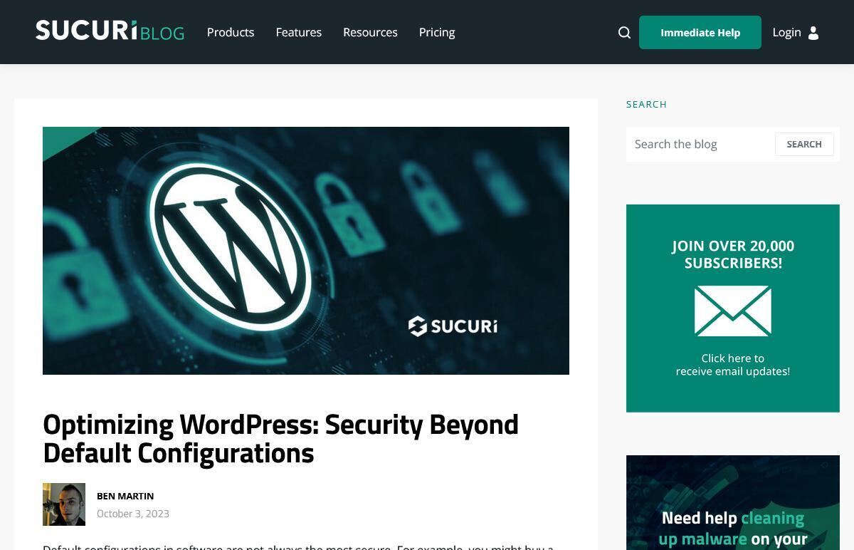 Optimizing WordPress: Security Beyond Default Configurations