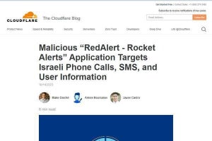 ロケット警報アプリ「RedAlert」に偽装したAndroidスパイウェアに注意
