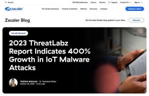 IoTデバイス狙うマルウェアを介したサイバー攻撃が400%増