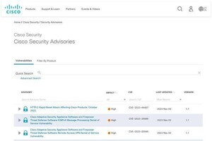 シスコ製品に続出する脆弱性、多数のセキュリティアドバイザリ発行