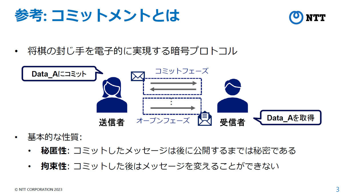 コミットメントの概要 (資料提供:NTT)