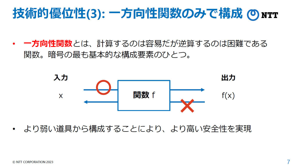 研究成果の技術優位性