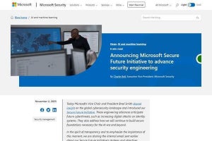 Microsoftが新しいセキュリティ改善案「Secure Future Initiative」を発表