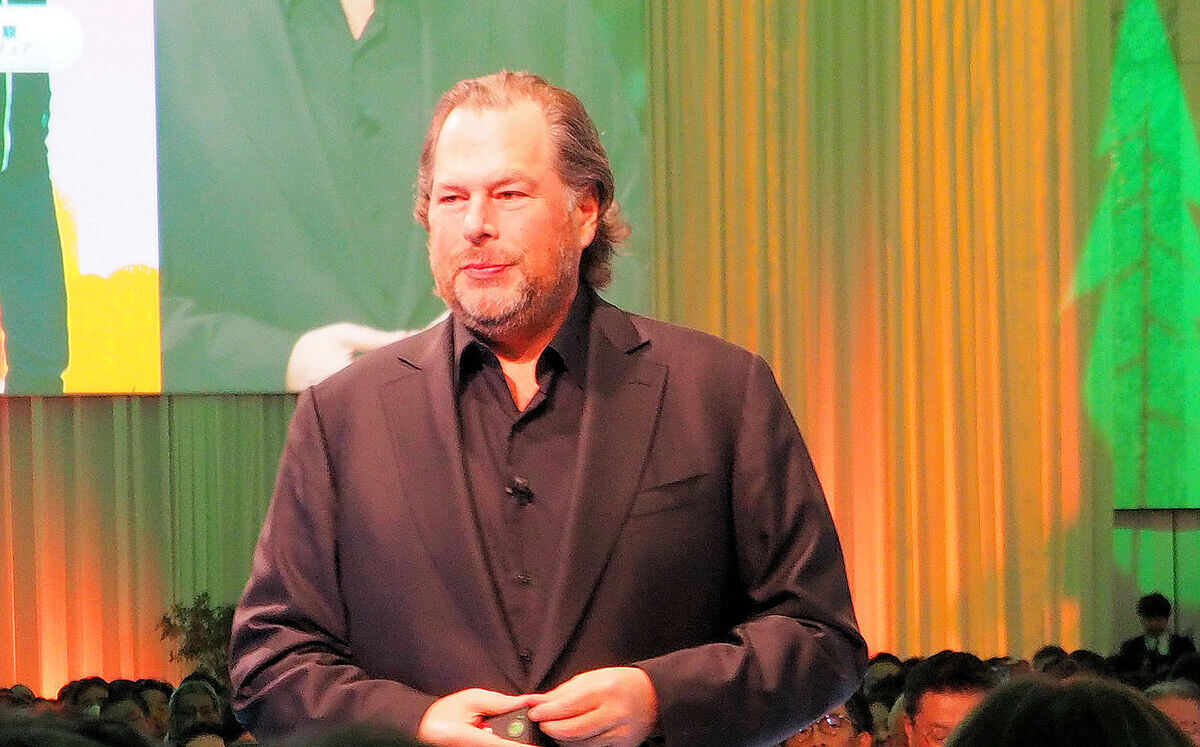 米Salesforce創業者で会長 兼 CEOのマーク・ベニオフ氏