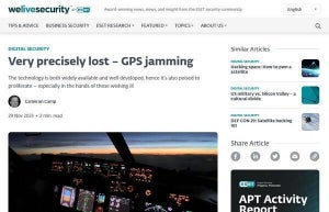GPSの妨害に注意、航空機の飛行への影響を確認