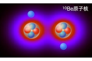 不安定なベリリウム-10原子核と窒素分子は構造がそっくり - 理研などが発表