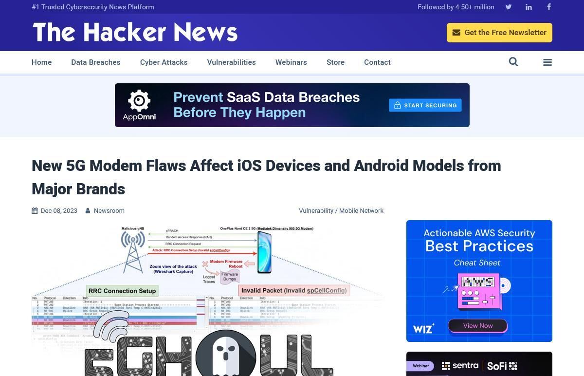 New 5G Modem Flaws Affect iOS Devices and Android Models from Major Brands