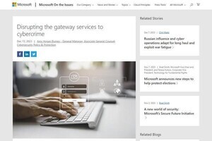 Microsoft、7.5億件の不正アカウントを作成した脅威グループ差し押さえ