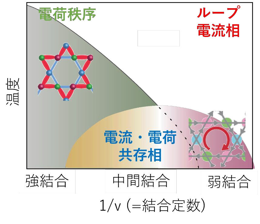 今回の理論で得られたカゴメ格子金属の状態相図