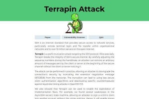 SSHのセキュリティを弱体化させる新しい攻撃手法「Terrapin」に注意