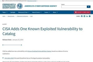 Microsoft SharePointの脆弱性が悪用される、CISAが警戒呼び掛け